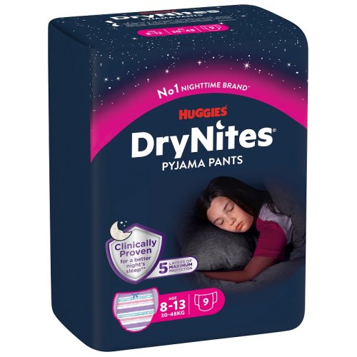 DRYNITES PAÑALES NIÑA 8-15 AÑOS 9U