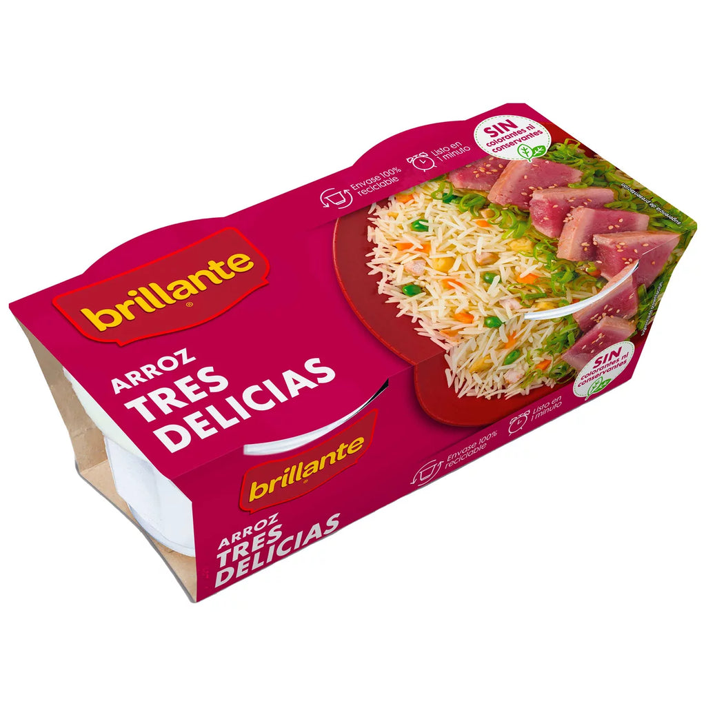 ARROZ BRILLANTE TRES DELICIAS PACK 2