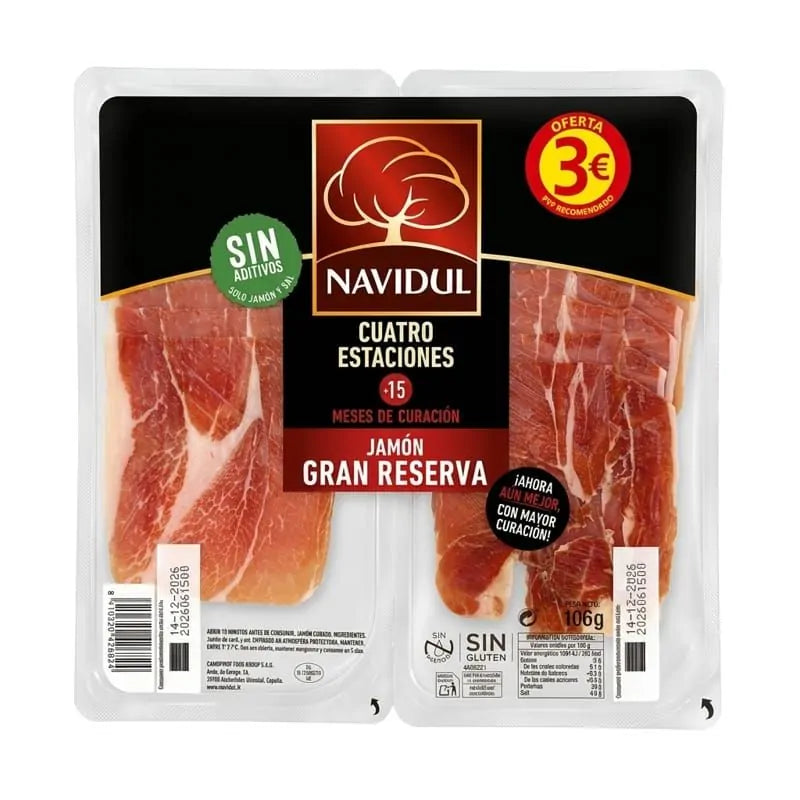 NAVIDUL 4 ESTA.JAMON GRAN RESERVA 95GR