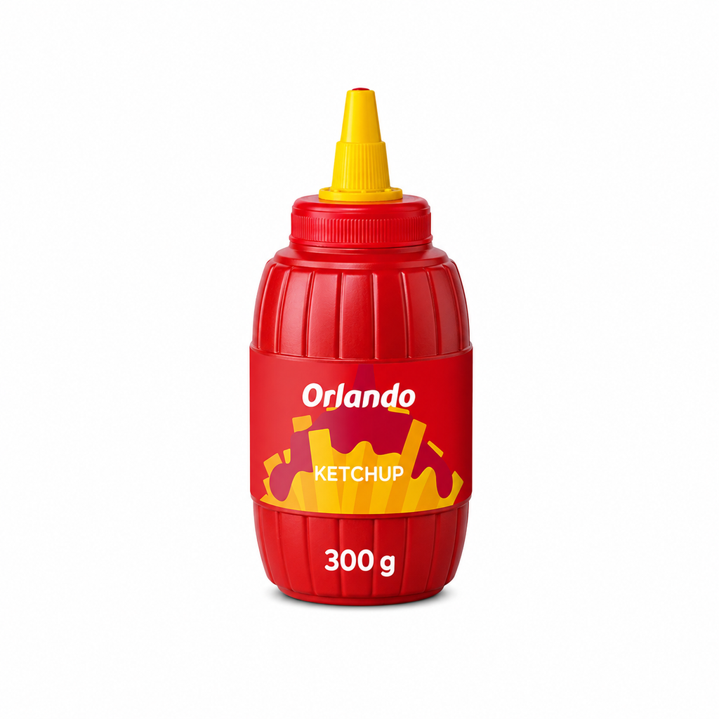 ORLANDO KETCHUP BARRILITO 300GR