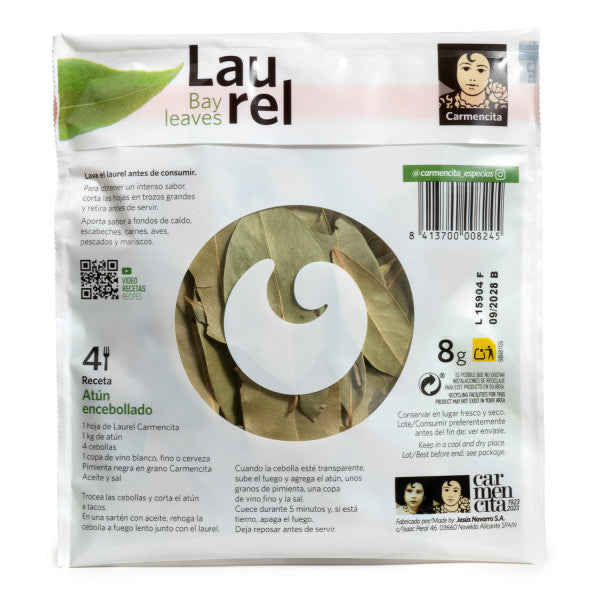 CARMENCITA LAUREL HOJAS 8G.