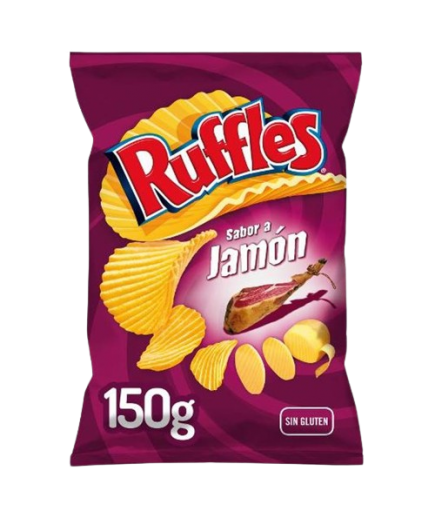 MATUTANO RUFFLES JAMON 150 GRS