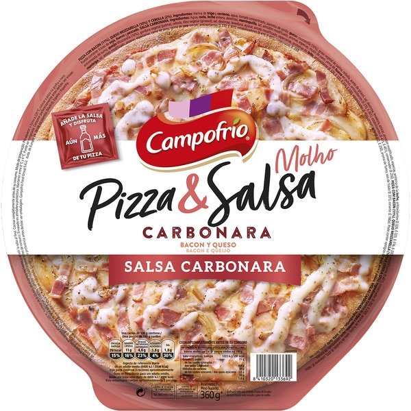 CAMPOFRIO PIZZA CARBONARA 360G