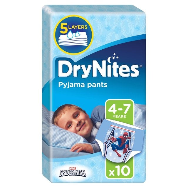 DRYNITES PAÑALES NIÑO 4-7 AÑOS 10U