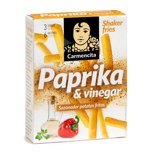 CARMENCITA SAZONADOR SABOR VINEGAR Y PRAPRIKA 13.5GR