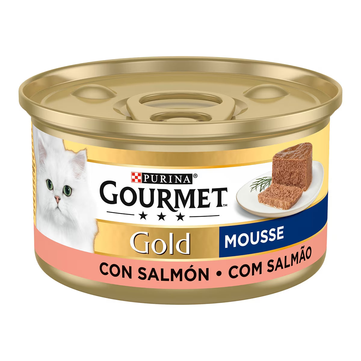 GOURMET GOLD MOUSSE SALMON COMIDA PARA GATOS 85GR