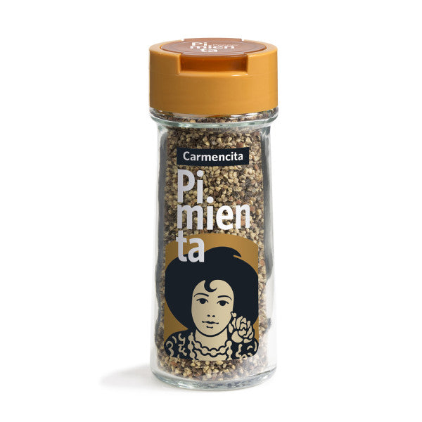 CARMENCITA PIMIENTA NEGRA MACHACADA TARRO CRISTAL