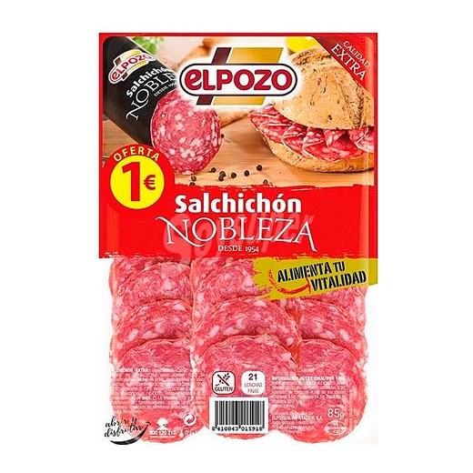 ELPOZO SALCHICHON NOBLEZA 65GR
