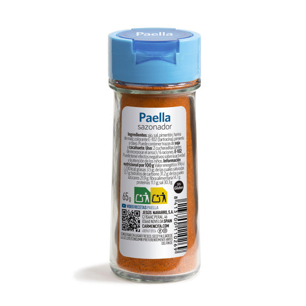 CARMENCITA SAZONADOR PAELLA TARRO CRISTAL 60GR