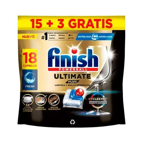 FINISH POWERBALL ULTIMATE PLUS 15+18 PASTILLAS