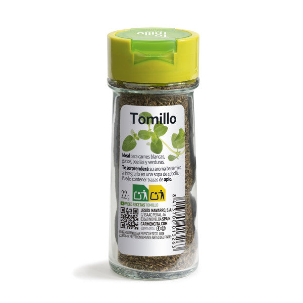 CARMENCITA TOMILLO TARRO DE CRISTAL