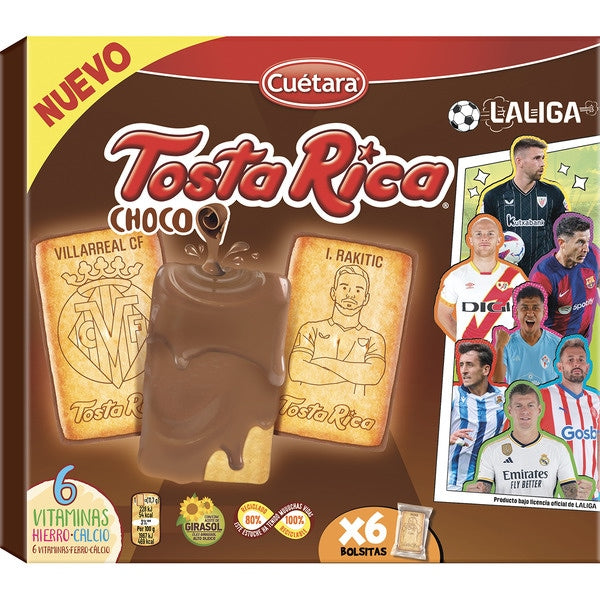 CUETARA TOSTA RICA CHOCO 210GR