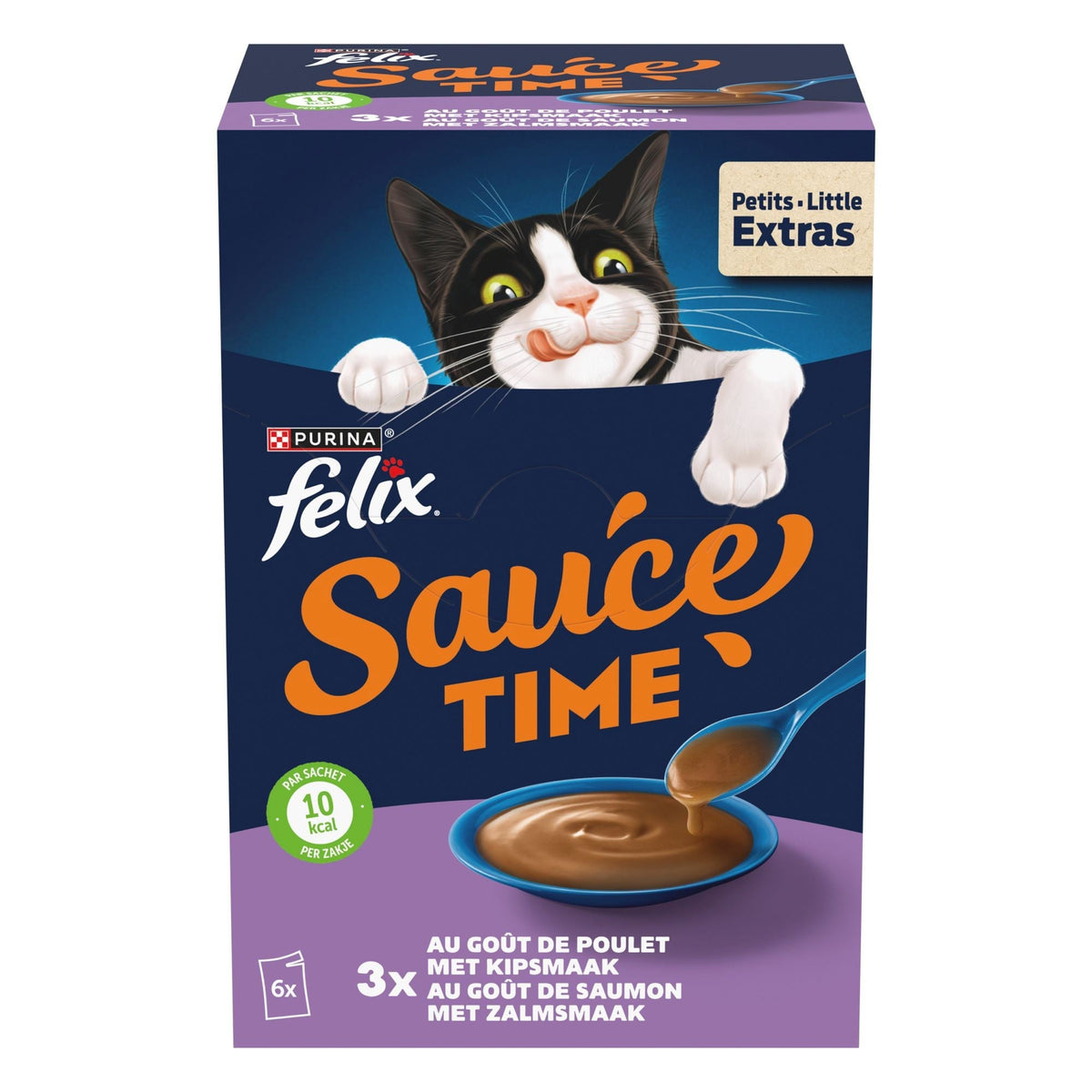 PURINA FELIX SAUCE TIME SELECCION PACK 6 X 40GR