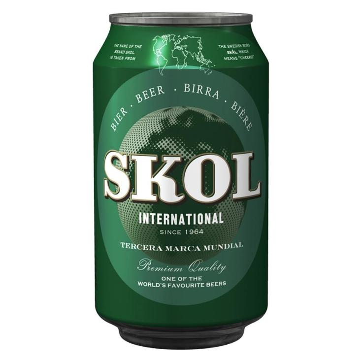 CERVEZA SKOL LATA 33CL